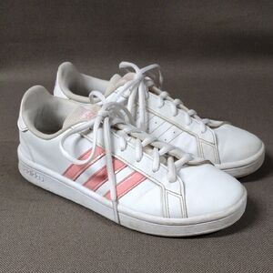 Adidas Grand Court Basketball Pink stripes 7